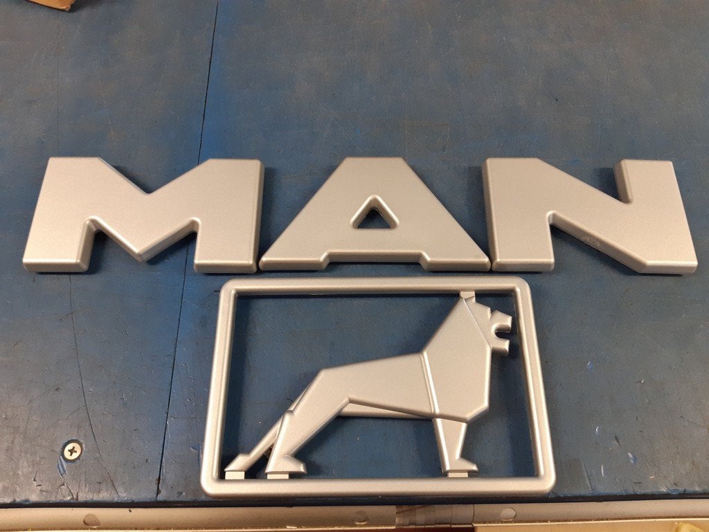 Embleem/ Letter, Gebruikt, MAN, Carrosserie en Plaatwerk