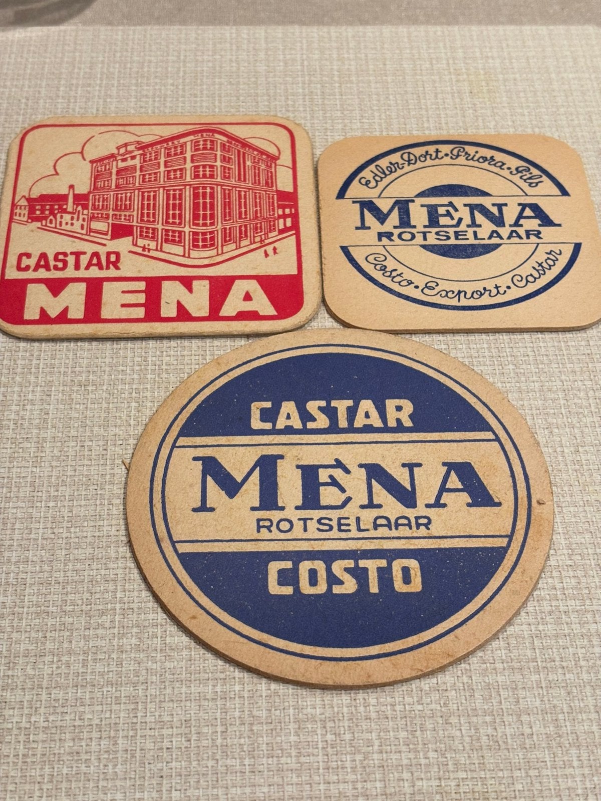 Mena, Collections, Enlèvement ou Envoi, Comme neuf, Sous-bock