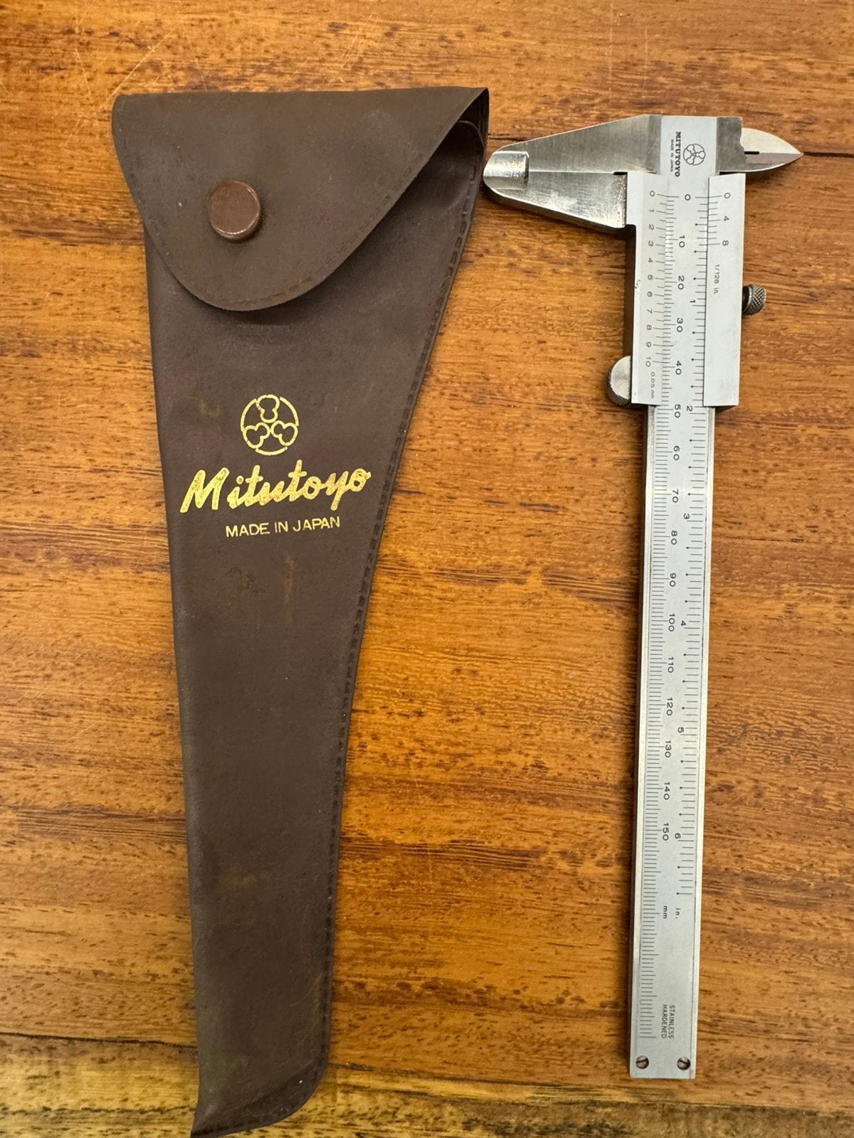Vintage Mitutoyo Roestvrijstalen Schuifmaat, Ophalen of Verzenden, Zo goed als nieuw