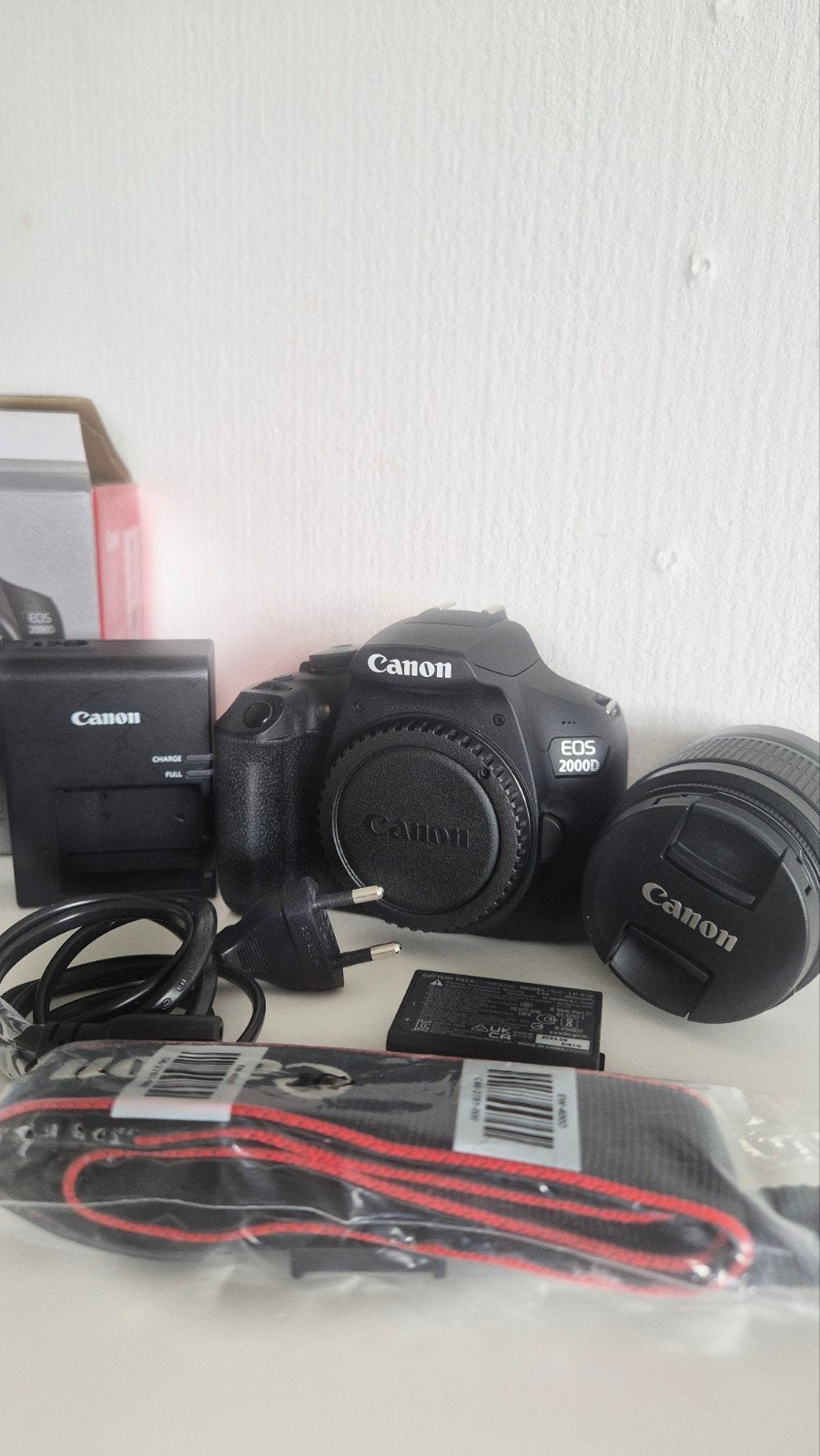 Canon EOS 2000D, Audio, Tv en Foto, Fotocamera's Digitaal, Spiegelreflex, Canon, Ophalen of Verzenden