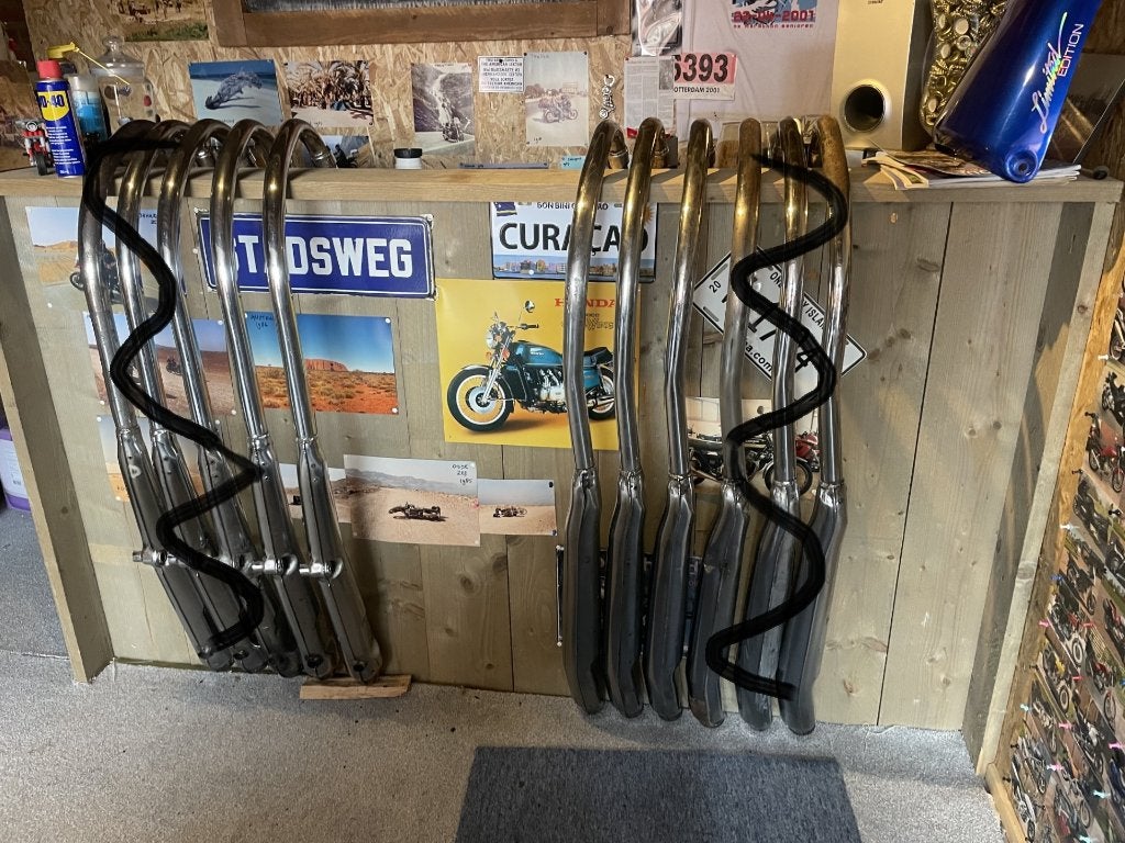 nog 5 Honda CB 750 sohc K2-K6 341 IR/OR uitlaten; 60 € p/st, Ophalen of Verzenden, Gebruikt