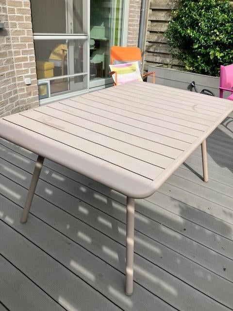 tuintafel Fermob, Tuin en Terras, Ophalen, Gebruikt, Rechthoekig, Aluminium