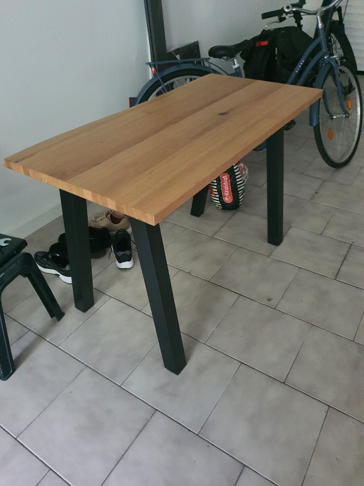 bureautafel, 120 cm, Comme neuf, Enlèvement, Brun