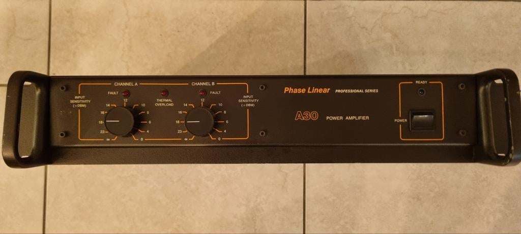 Versterker Phase Linear A30 professionele serie, Ophalen