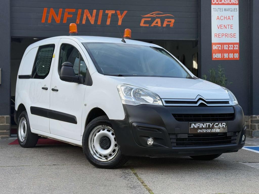 Citroën Berlingo 1.6 BlueHDi L1 Club chantier/werf, Achat, Euro 6, Boîte manuelle, Noir