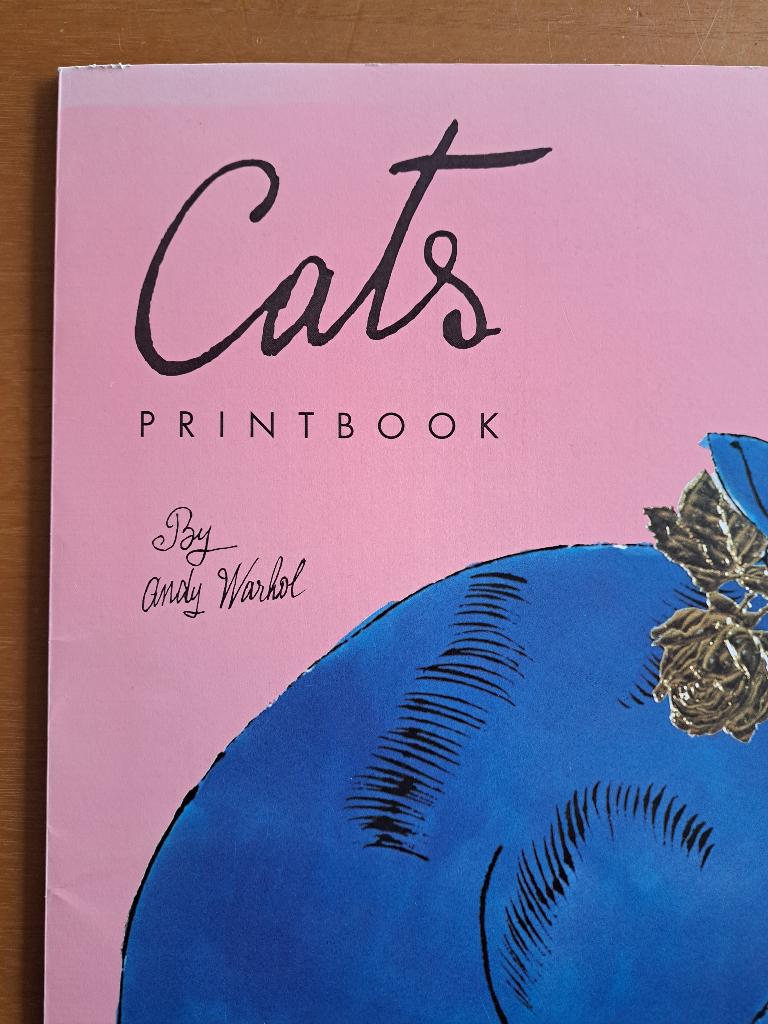 Livre imprimé de Andy Warhol « Cats », Antiquités & Art, Art | Dessins & Photographie, Enlèvement ou Envoi