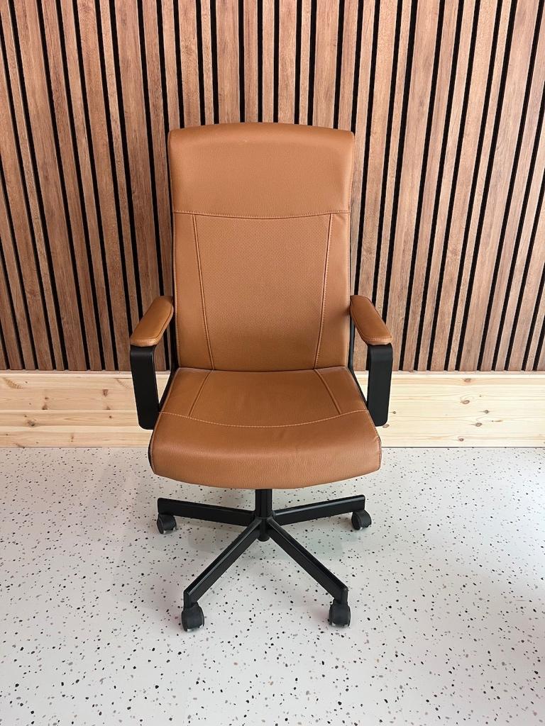 IKEA bureaustoel MILLBERGET, Huis en Inrichting, Bureaustoelen, Zo goed als nieuw, Bureaustoel, Bruin, Ergonomisch, Ophalen of Verzenden