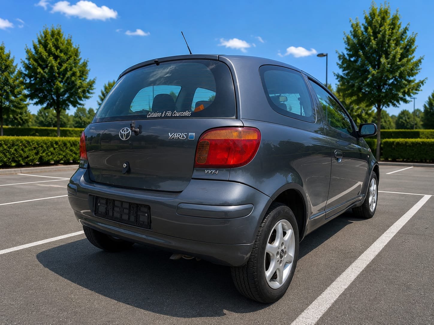 TOYOTA YARIS 1.3 essence prete a imatriculer, Autos, Argent ou Gris, Achat, 1298 cm³, Entreprise