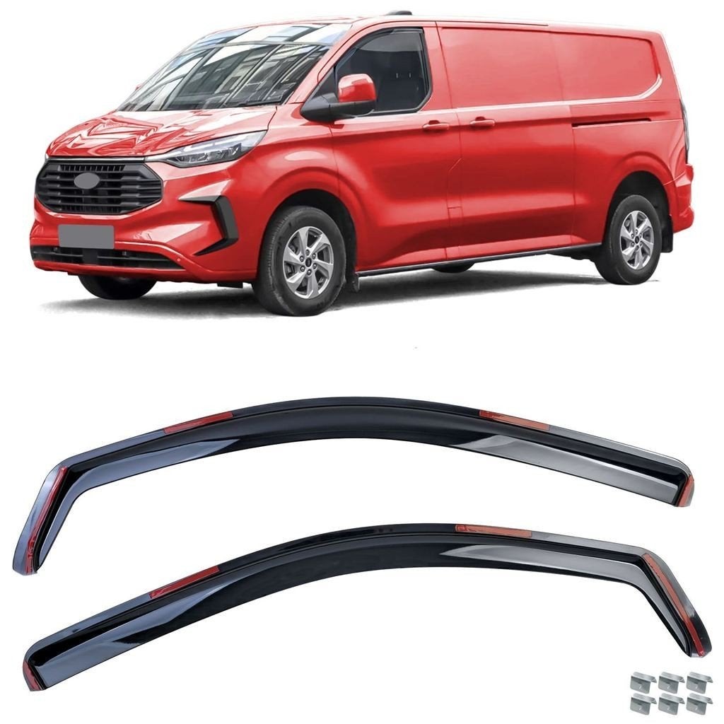 Smoke Zijwindscherm Voor Ford Transit / Tourneo Custom, Verzenden