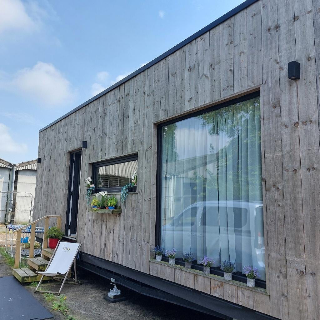 “Volledig uitgerust tiny house – verplaatsbaar & instapklaar, Ophalen, Zo goed als nieuw