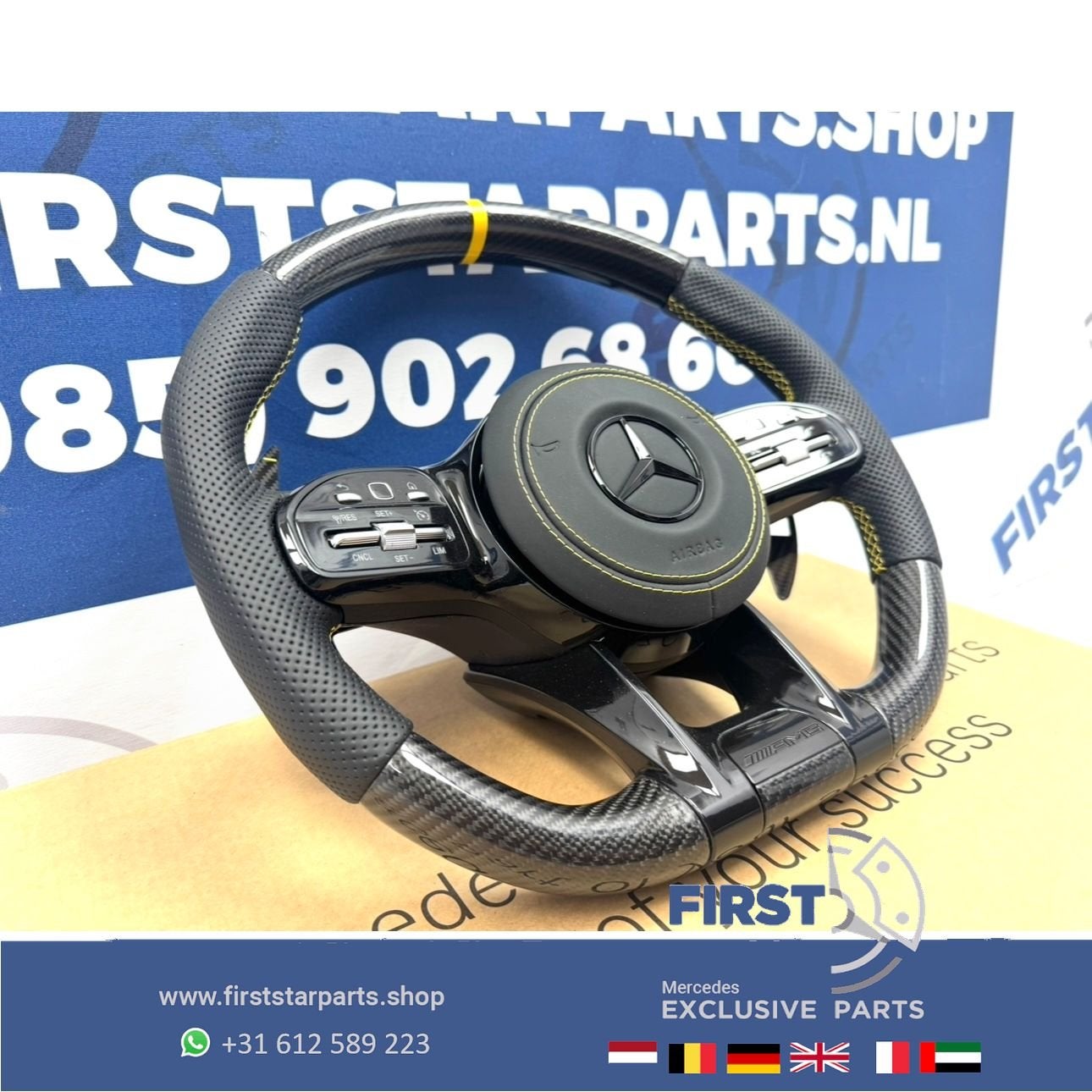CARBON AMG STUUR + AIRBAG W177 W118 W205 W213 W253 W223 W468