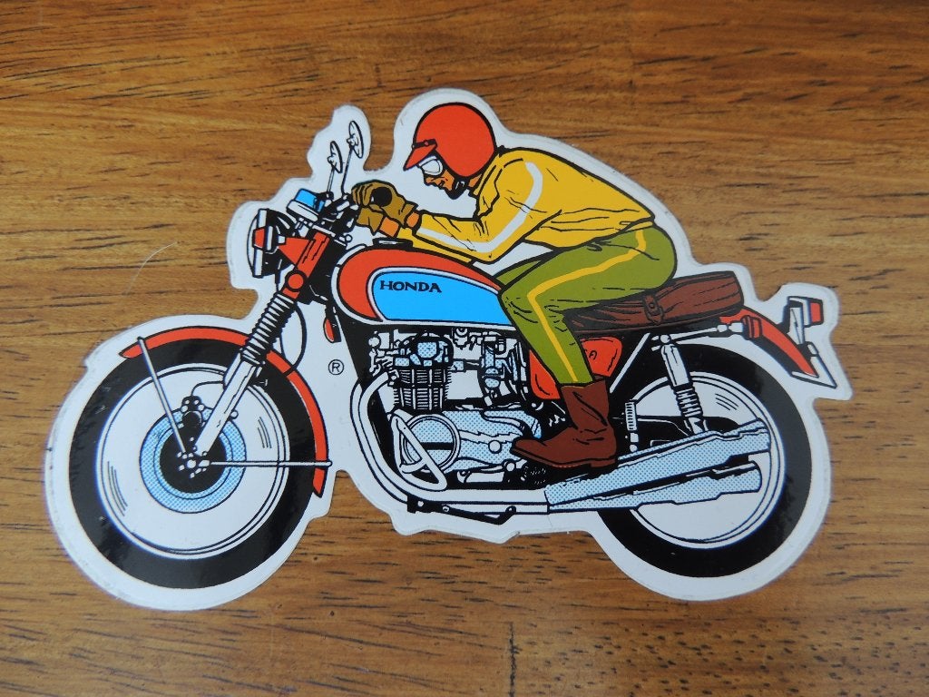Honda moto sticker, Verzenden, Zo goed als nieuw, Auto of Motor