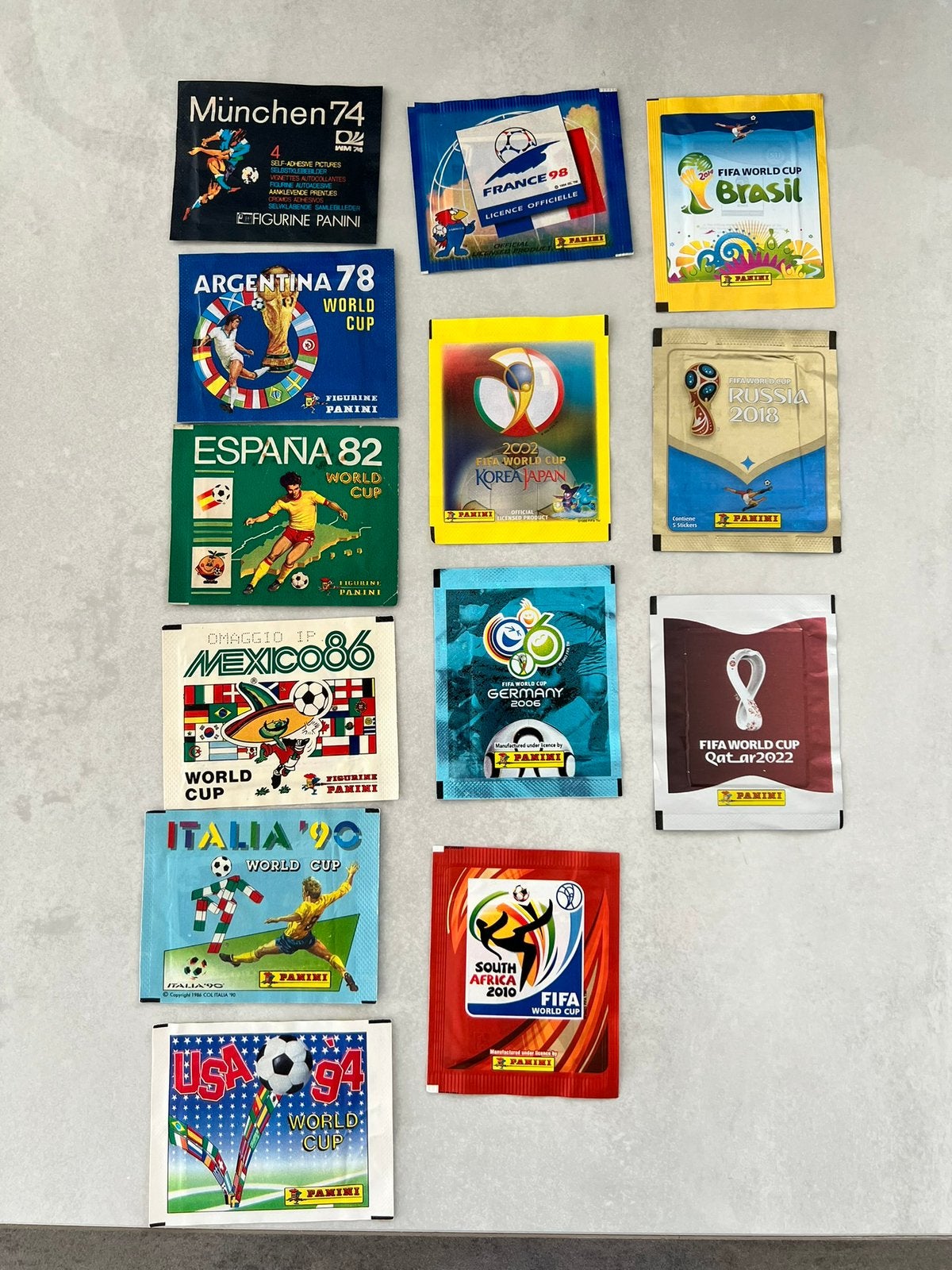 Panini packs world cup, Ophalen of Verzenden, Zo goed als nieuw