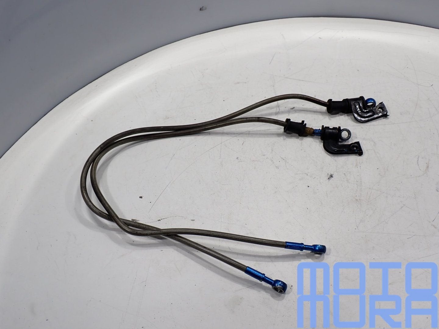 RVS remleidingen voor Yamaha YZF R1 1998 - 2001 RN01 RN04 re, Gebruikt, -, -, Ophalen of Verzenden