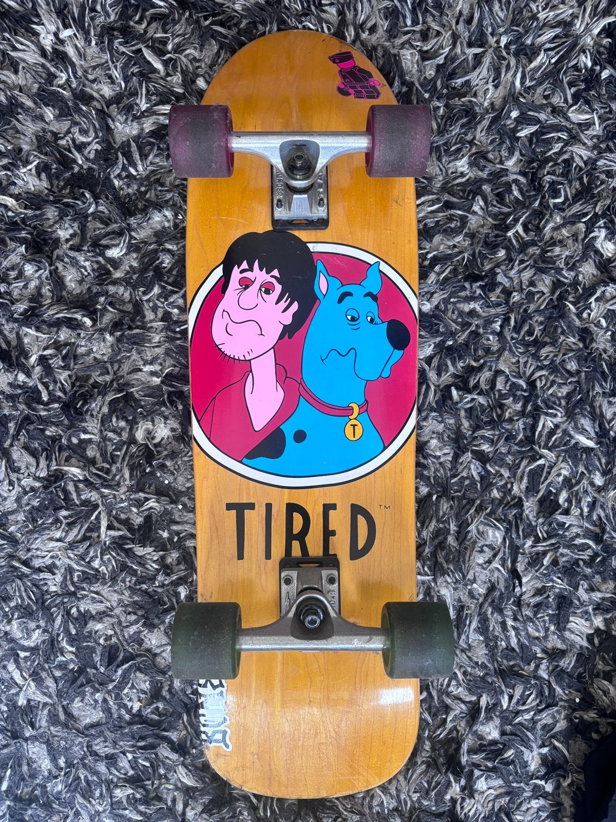 Tired Cruiser Deck, Sport en Fitness, Skateboarden, Ophalen of Verzenden, Zo goed als nieuw