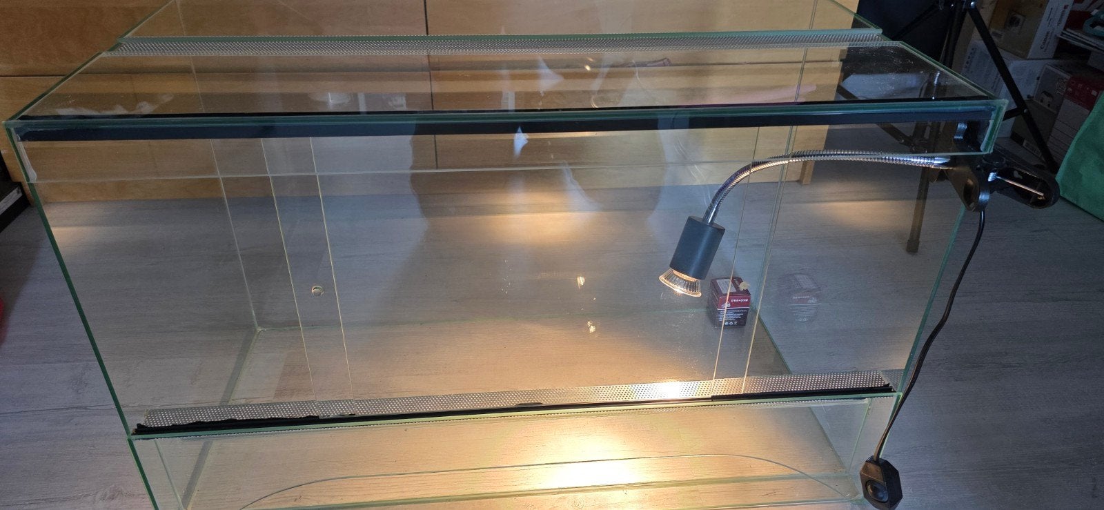 Terrarium en verre, Enlèvement
