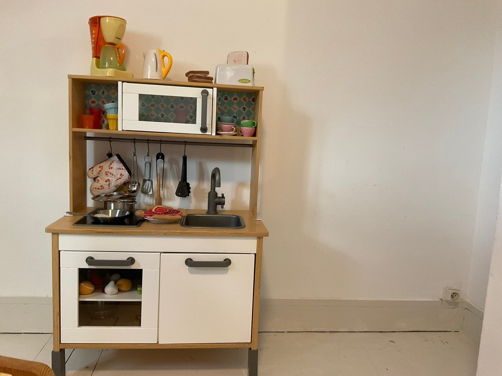 Cuisine de jeu complète avec accessoires, Enlèvement, Utilisé, Bois, Jouer à la cuisine