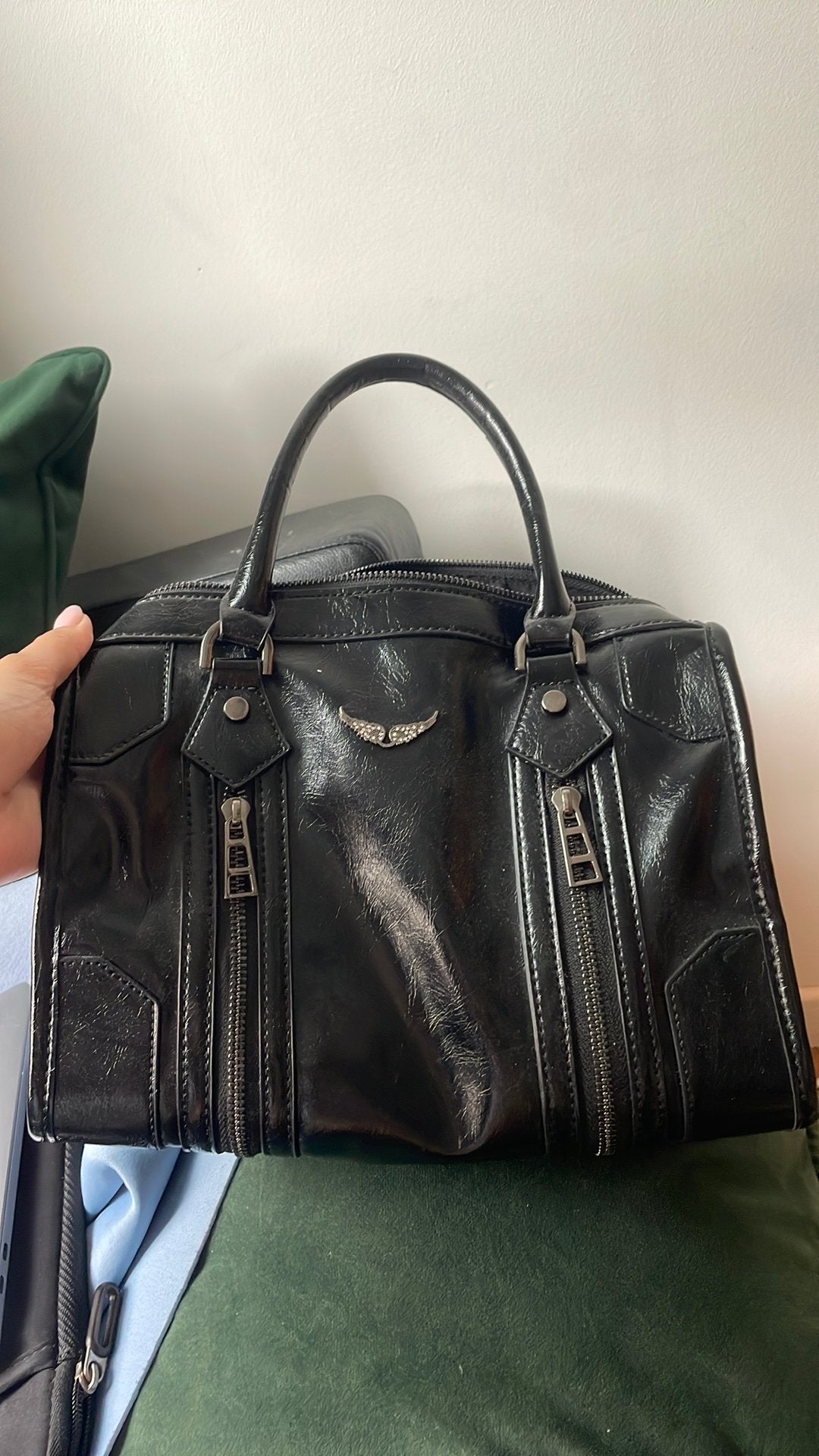 Handtas, Enlèvement ou Envoi, Comme neuf, Noir, Sac à main