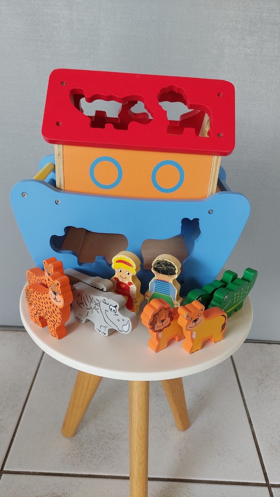 Ark van Noah vormspel, Kinderen en Baby's, Speelgoed | Speeltafels, Ophalen, Gebruikt