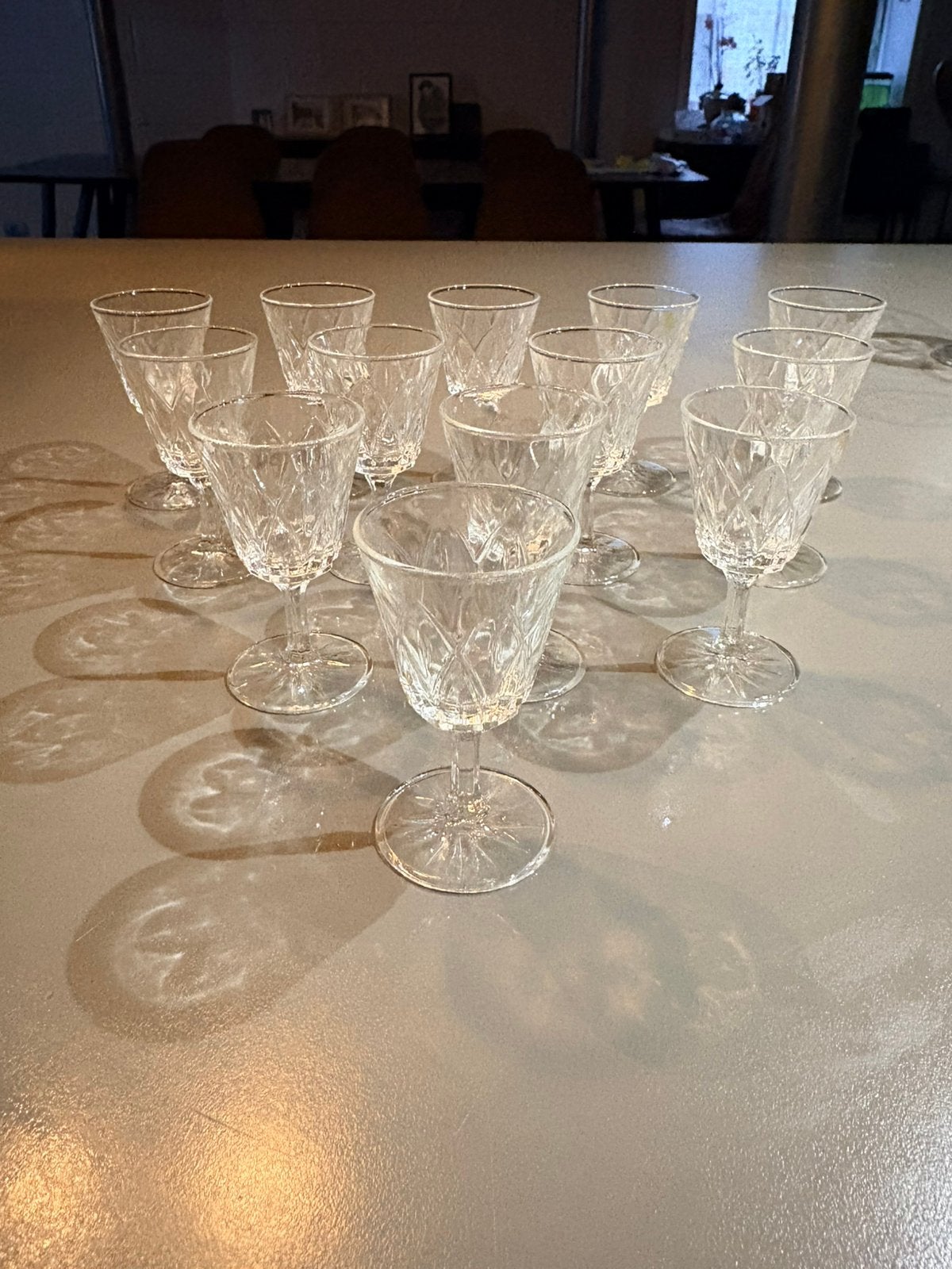 Lot de 6 petits verres à liqueur d'Alsace Roemer anciens, Antiquités & Art, Envoi
