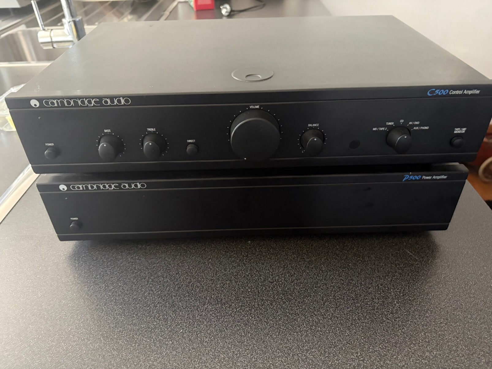 Cambridge audio c500 p500, TV, Hi-fi & Vidéo, Enlèvement, Utilisé