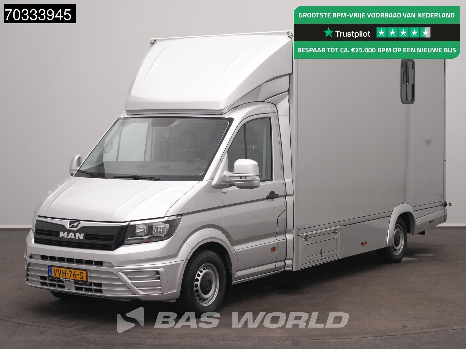 MAN TGE 3.140 Automaat Paardenwagen Horsetruck Bakwagen Zijl, Utilisé, Autres types