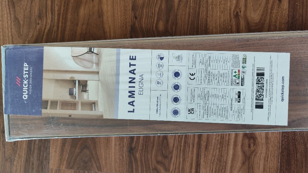 Quickstep laminaat Eligna Geoliede Walnoot, Doe-het-zelf en Bouw, Ophalen, 50 tot 150 cm, Nieuw, 5 tot 10 m²