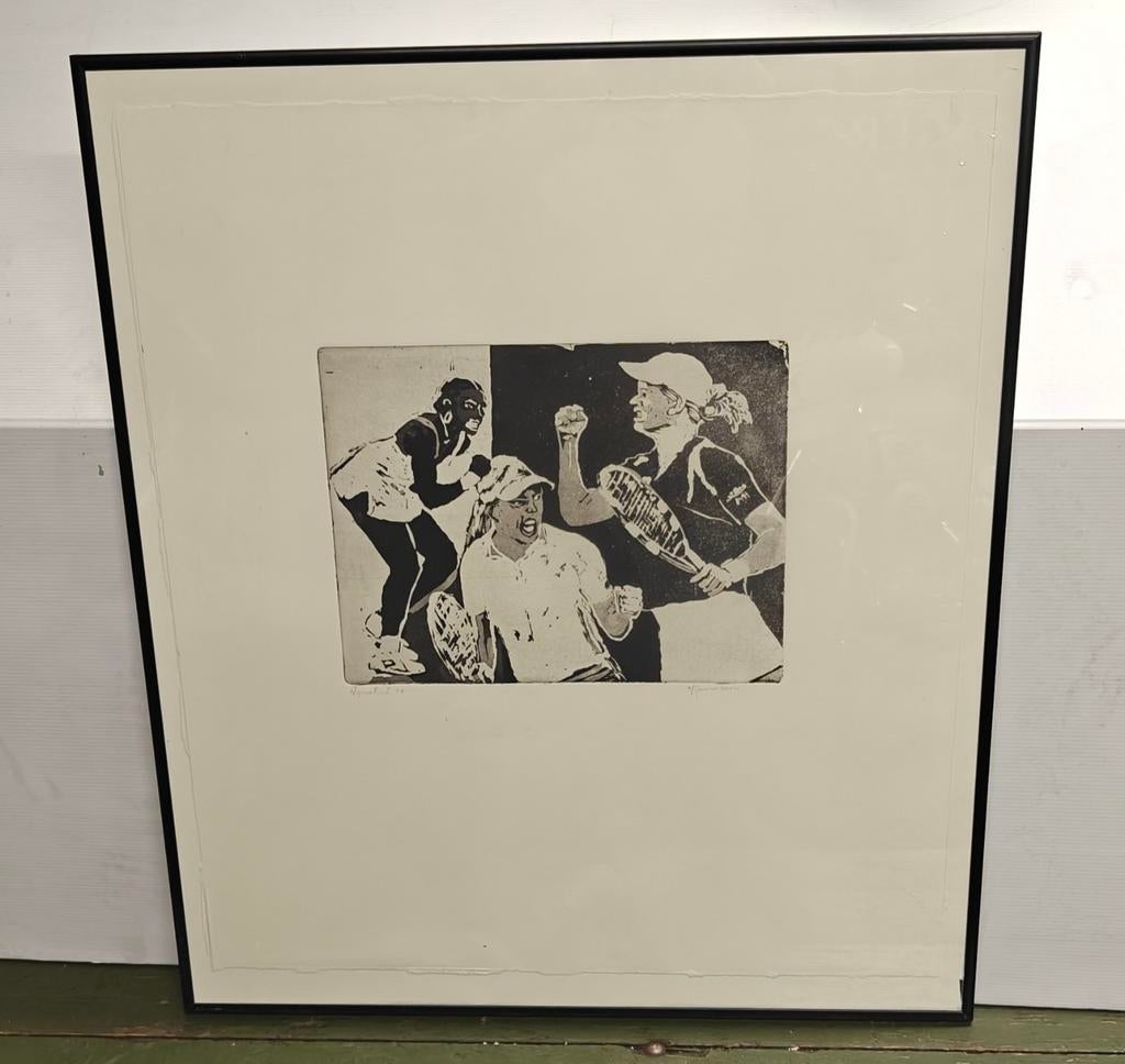 Uniek Lot van 7 Aquatinten – J. Geuens   (kim cl / Justin h., Antiek en Kunst, Kunst | Etsen en Gravures, Ophalen, Gesigneerd