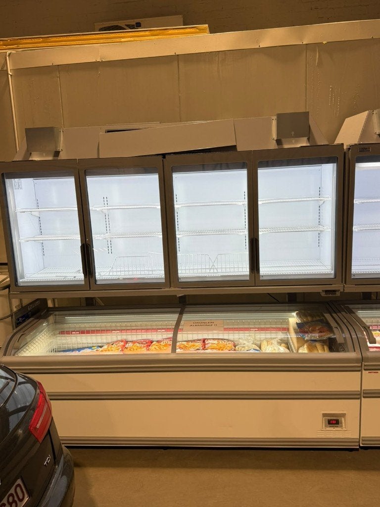 Professionele koel- en diepvriescombinatie voor winkels, Ophalen, Diepvries