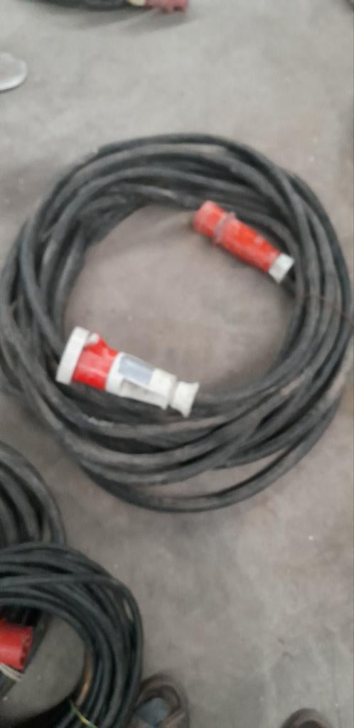 Verlengkabels 400V drijfkracht, soepele voedingskabels., Doe-het-zelf en Bouw, Elektriciteit en Kabels, Ophalen