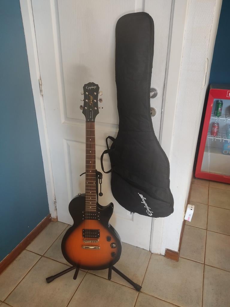 Epiphone Les Paul Special II + Houss elektrische gitaar, Muziek en Instrumenten