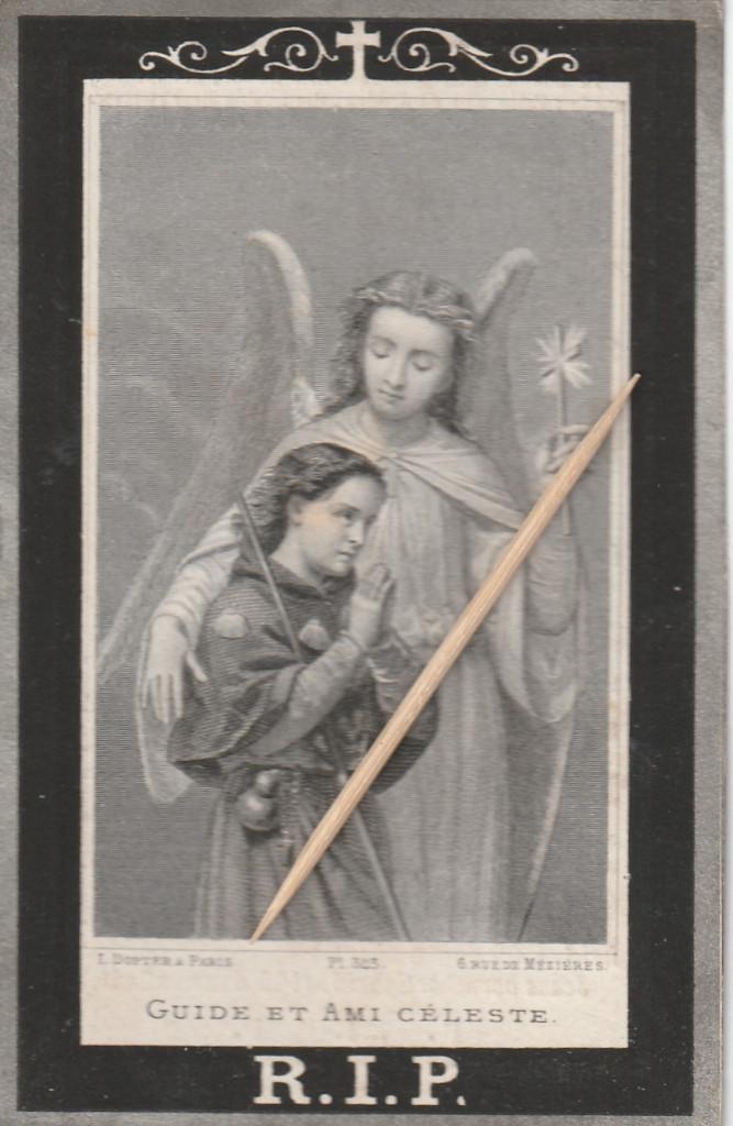 Carte de prière Heusden, Pilgrim, Envoi, Image pieuse