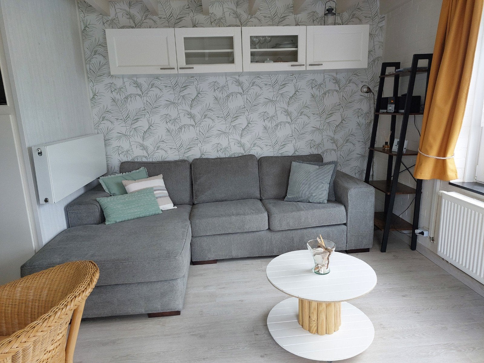 Zetel met longchair grijs, Immo, Appartements & Studios à louer