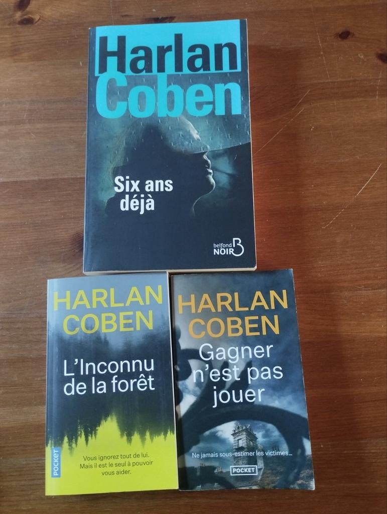 3 Harlan Coben en lot ou à la pièce, Enlèvement ou Envoi