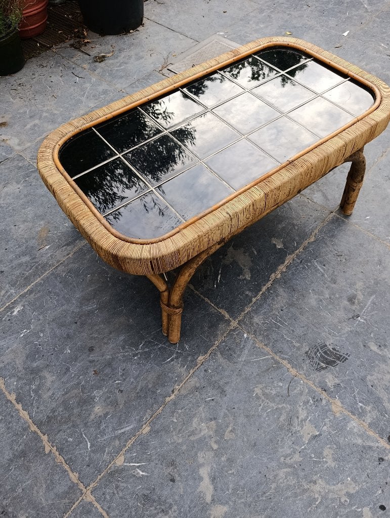 Italiaanse bamboe tafel, Verzamelen, Ophalen of Verzenden, Huis en Inrichting