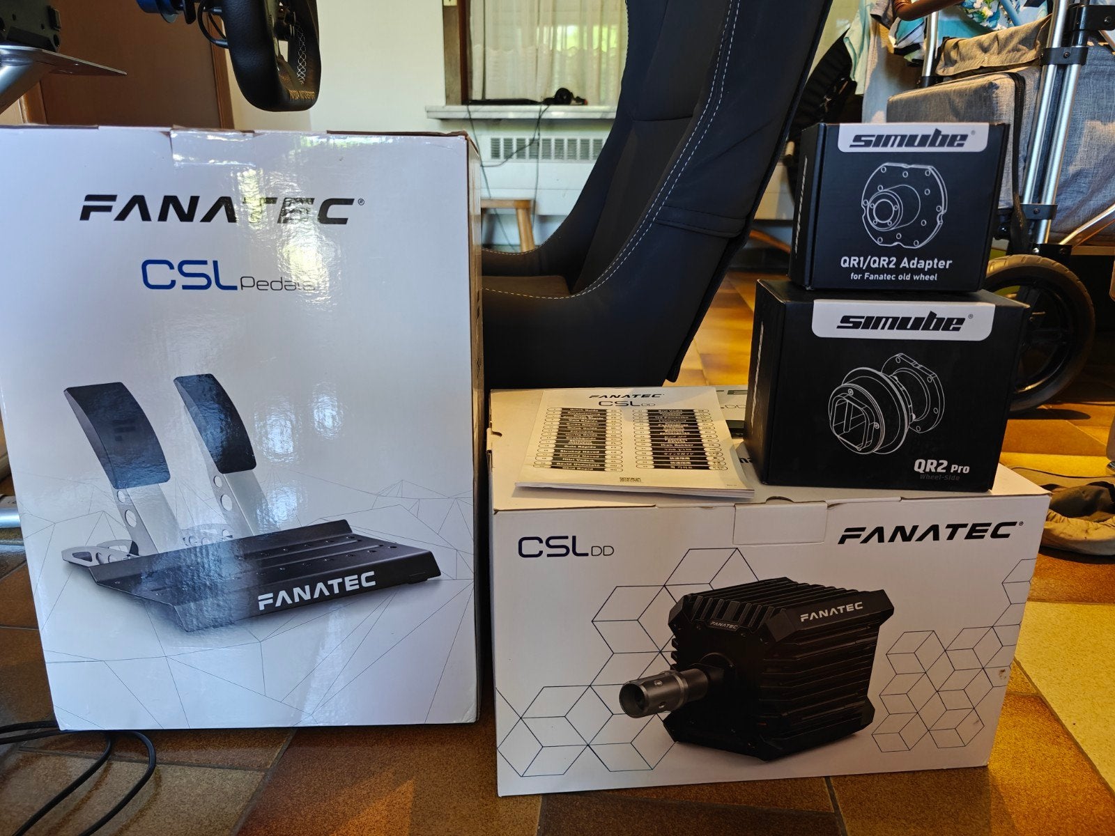 Fanatec CSL DD set, Ophalen