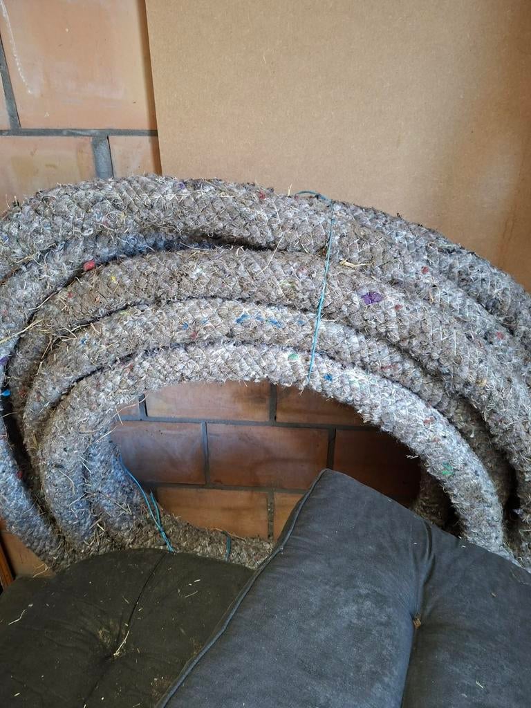 Drainage buis met filterdoek, Ophalen