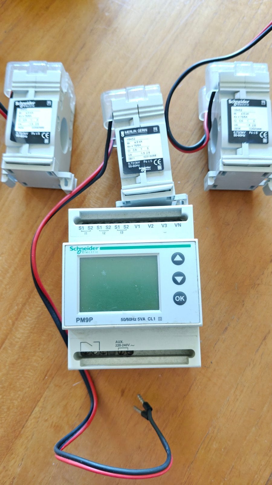 Compteur électrique Schneider PM9P, Enlèvement