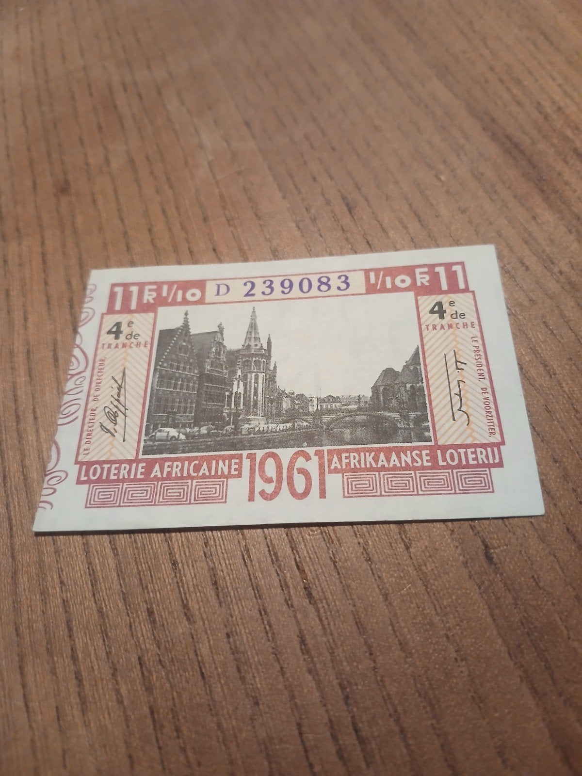 Belgische Afrikaanse loterij, Postzegels en Munten, Bankbiljetten | België