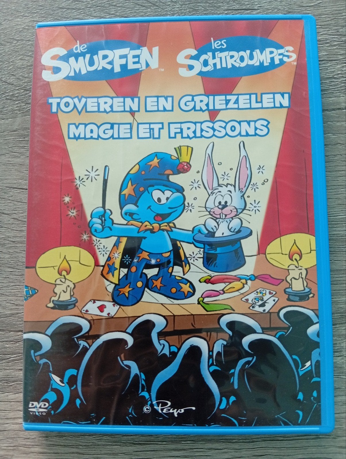 de smurfen toveren en griezelen tekenfilm dvd, Cd's en Dvd's, Europees, Tekenfilm, Alle leeftijden, Zo goed als nieuw