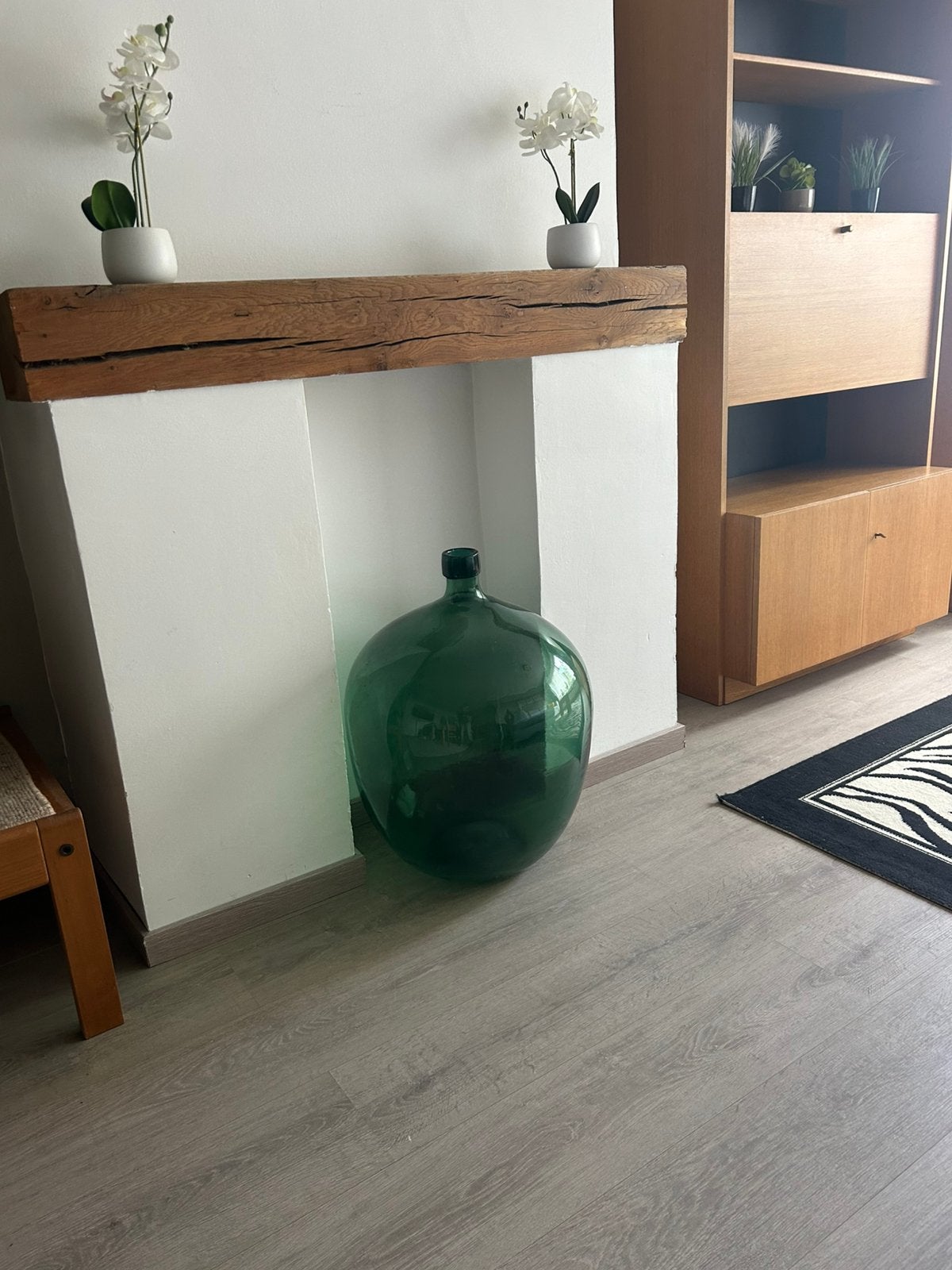 Oude gistfles, Ophalen