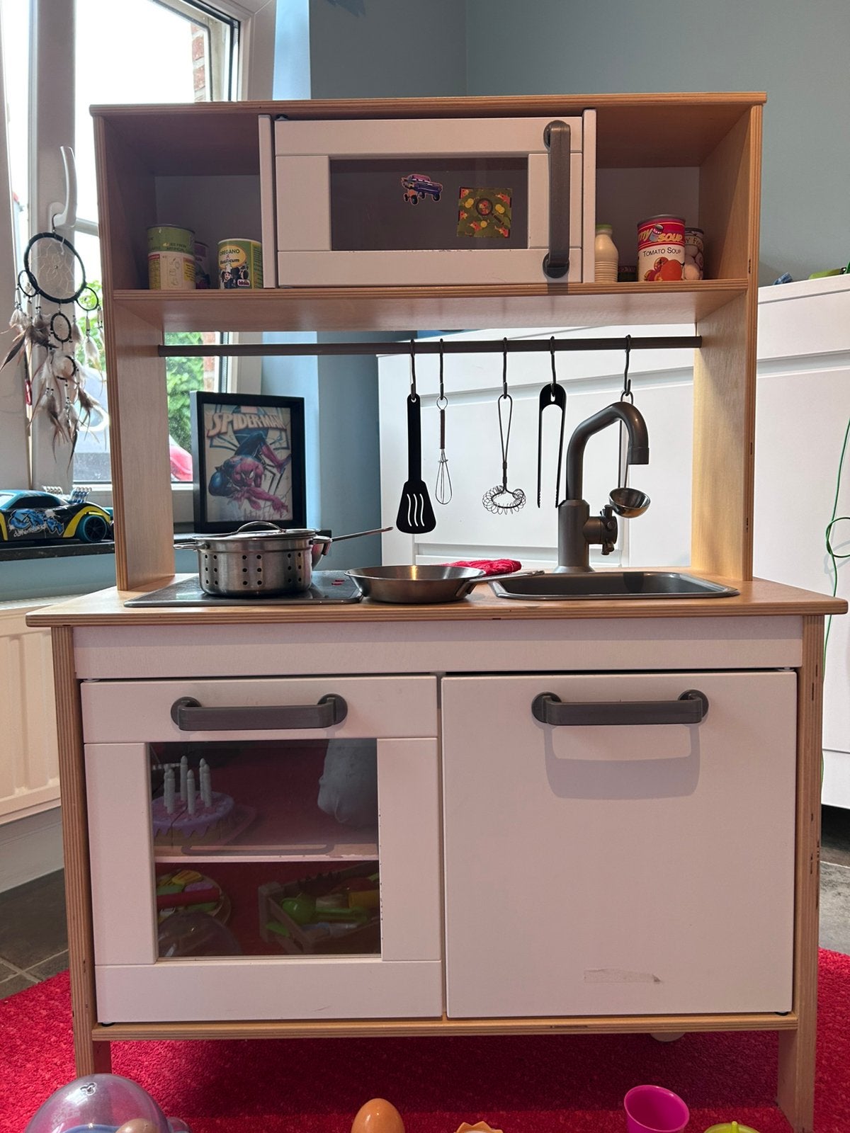 Keukentje met veel toebehoren, Enlèvement, Utilisé, Bois, Jouer à la cuisine