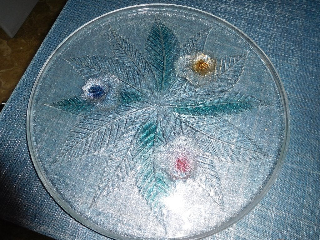 taart schotel in glas, Ophalen, Zo goed als nieuw, Glas