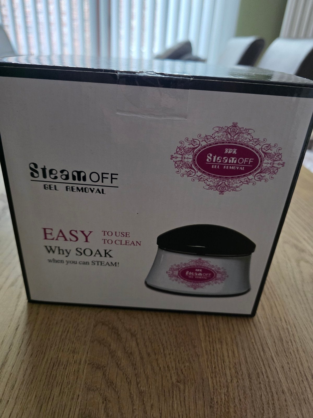 steam off gel, Enlèvement