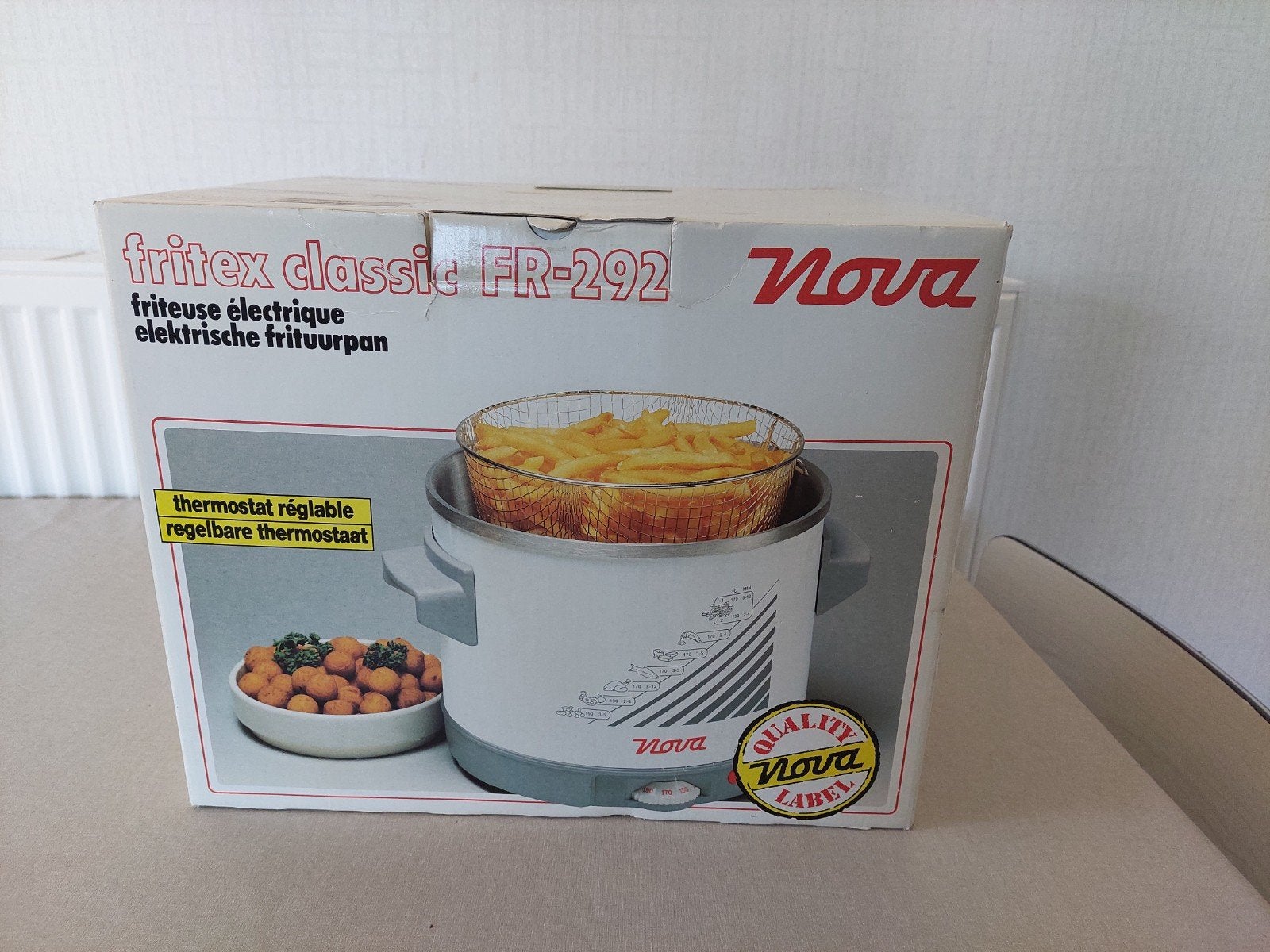 gereserveerd Ongebruikte frietketel Nova, 2 à 3 litres, Envoi, Neuf