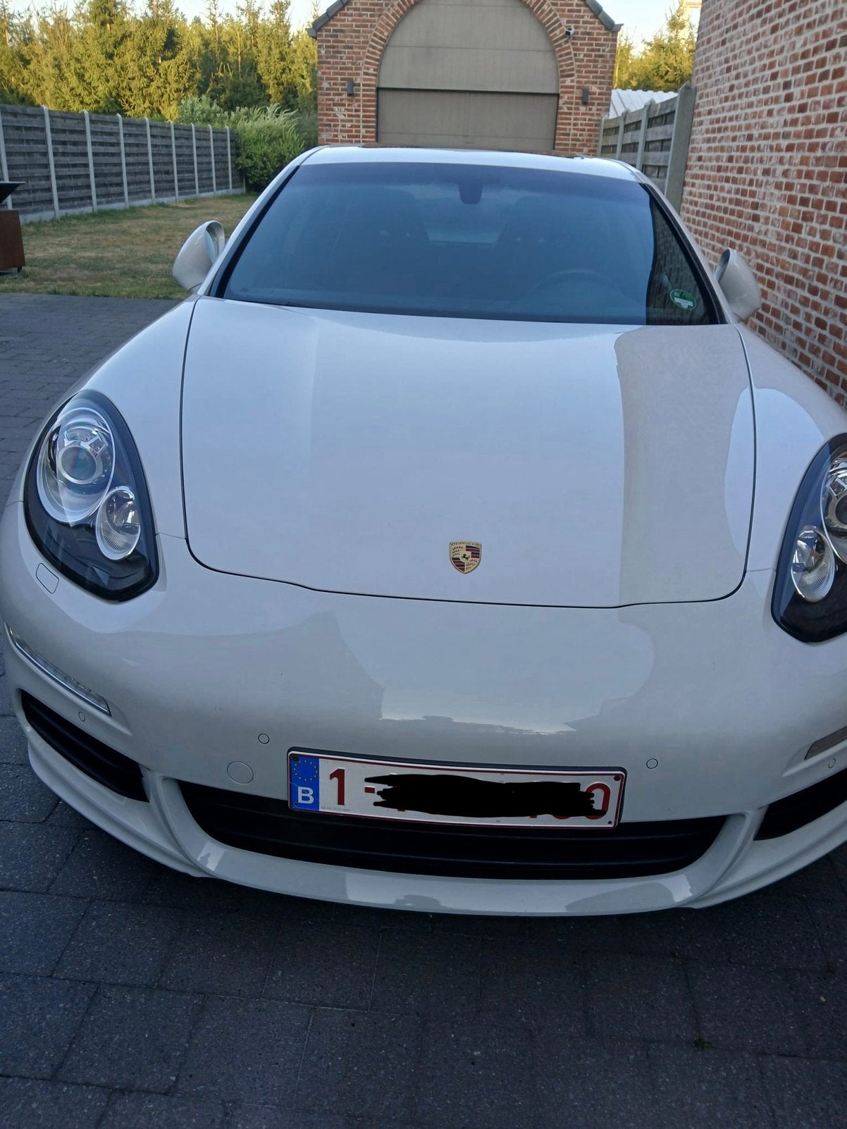 Porsche Panamera 3.0i v6 hybride - slechts 85.000km -1st eig, Auto's, Automaat, Achterwielaandrijving, Wit, Leder