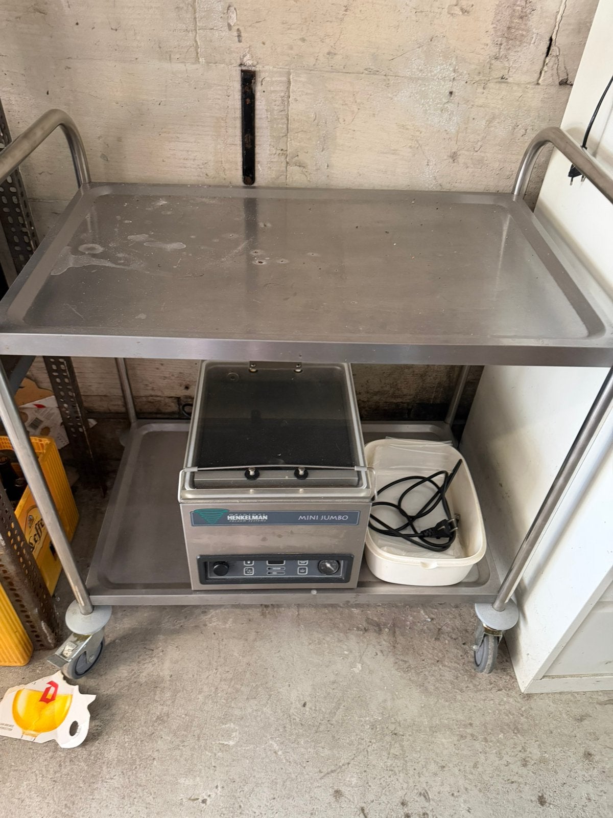 Serveerkar inox, Ophalen, Gebruikt, 70 tot 120 cm
