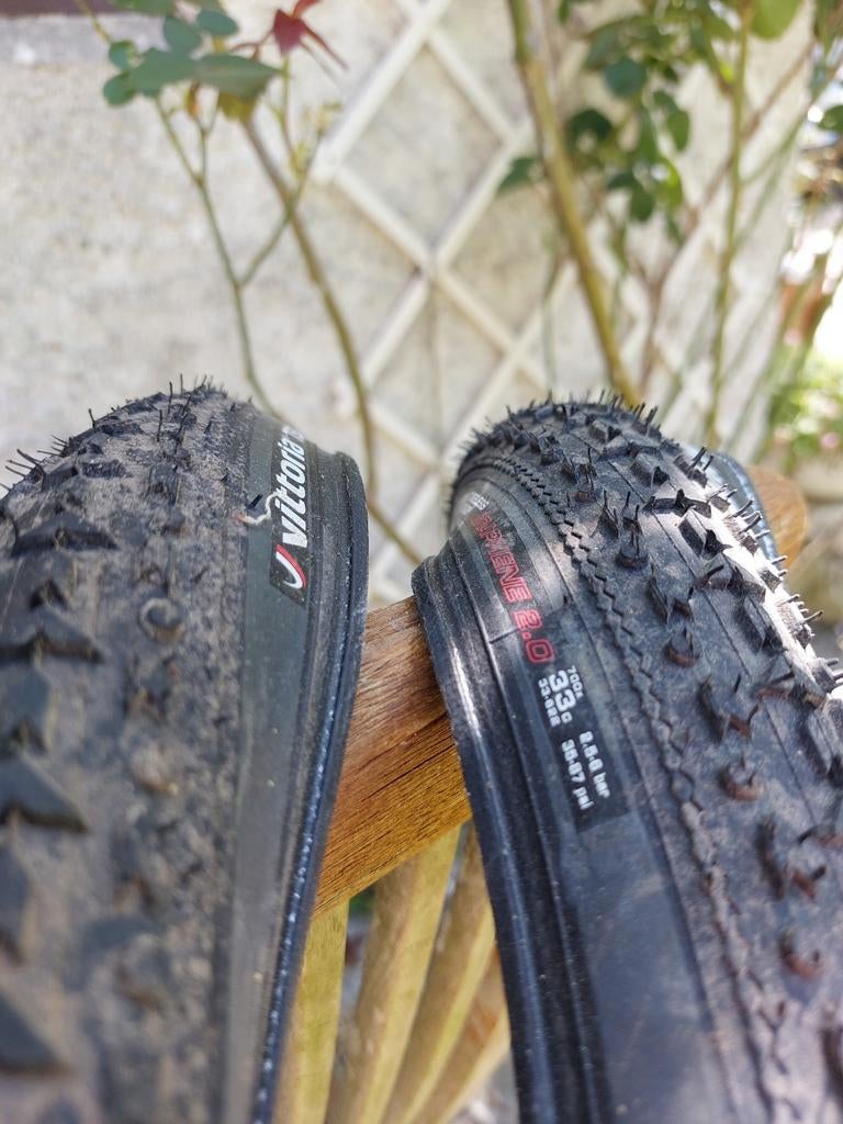 Pneu gravel cyclo-cross 35 euro les deux, Enlèvement, Pneu