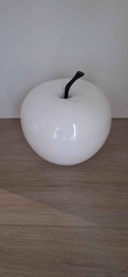 Grote witte appel ter decoratie, Huis en Inrichting, Ophalen, Gebruikt, Wit, Modern