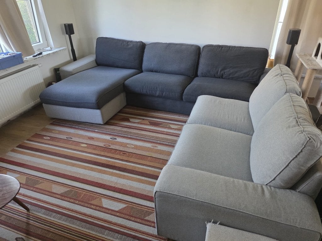 Ikea Kivik zetel 3zit met chaise longue, Huis en Inrichting, Ophalen, Gebruikt, 300 cm of meer, 75 tot 100 cm